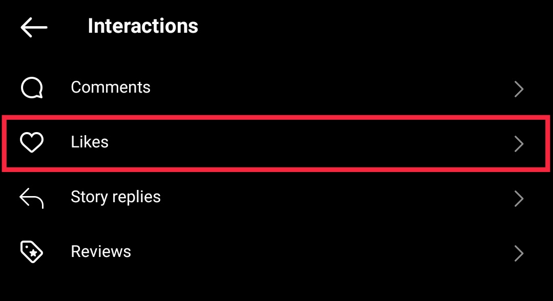 Instagram Interactions Likes