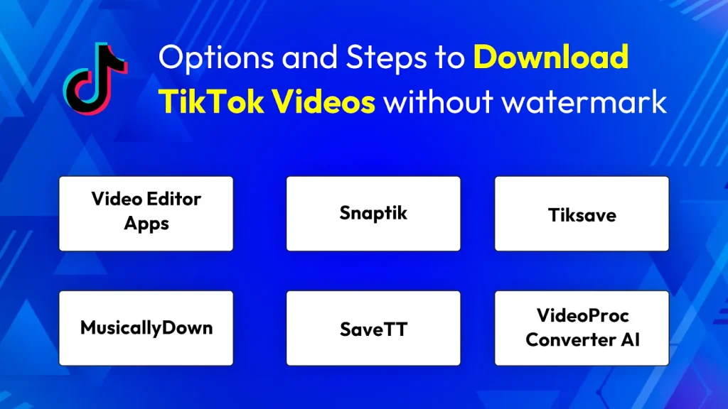 Download TikTok Videos Without a Watermark