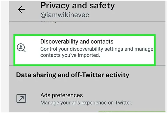 Discoverability and Contacts