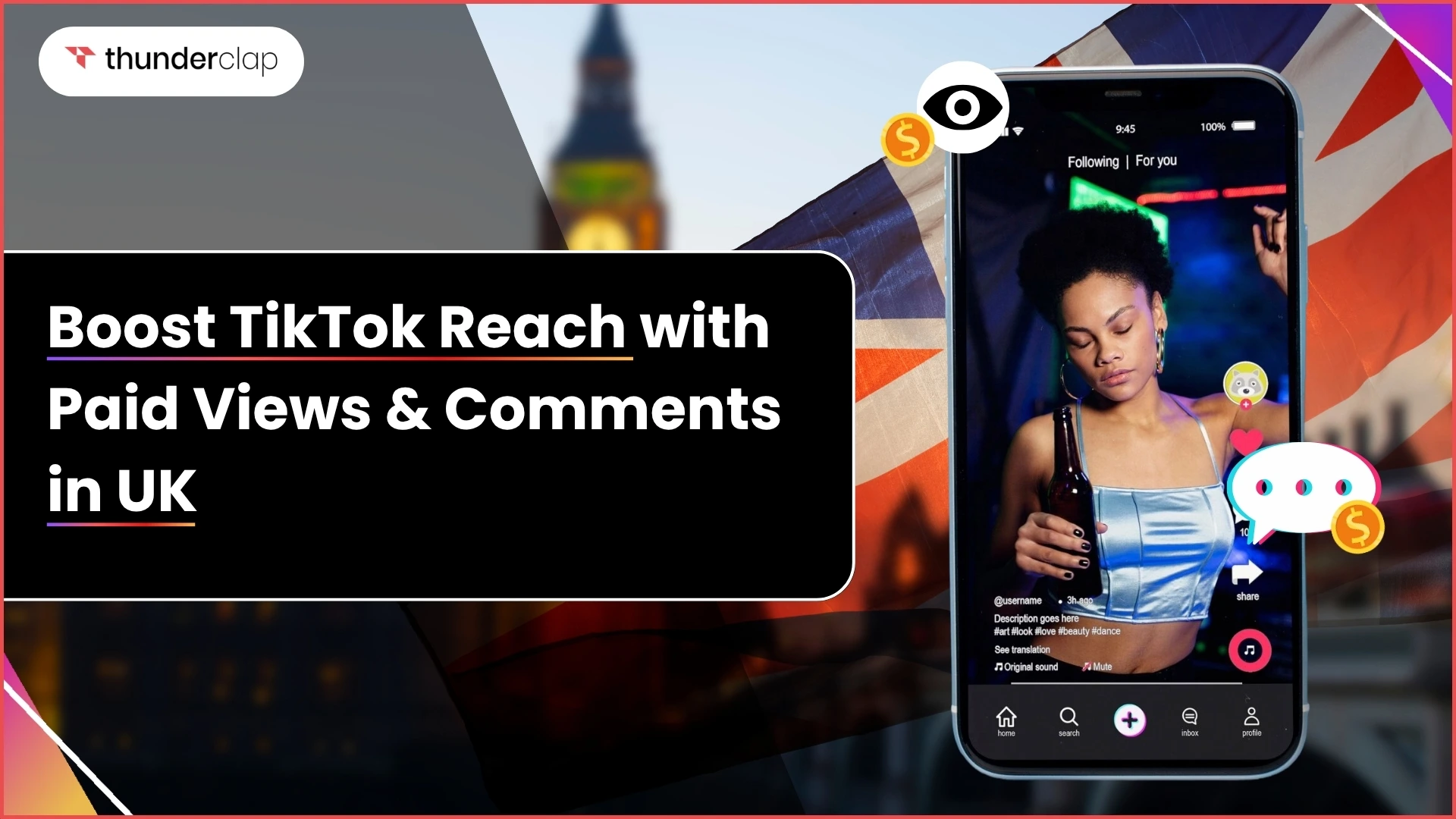 Boost TikTok Reach With Paid Views & Comments In UK