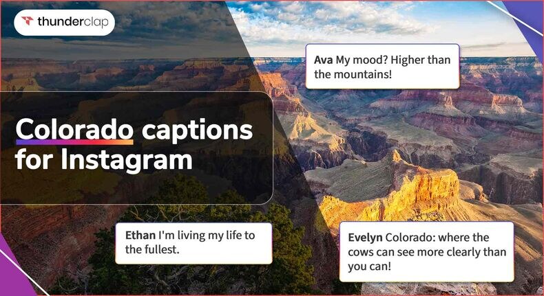 Colorado Captions For Instagram