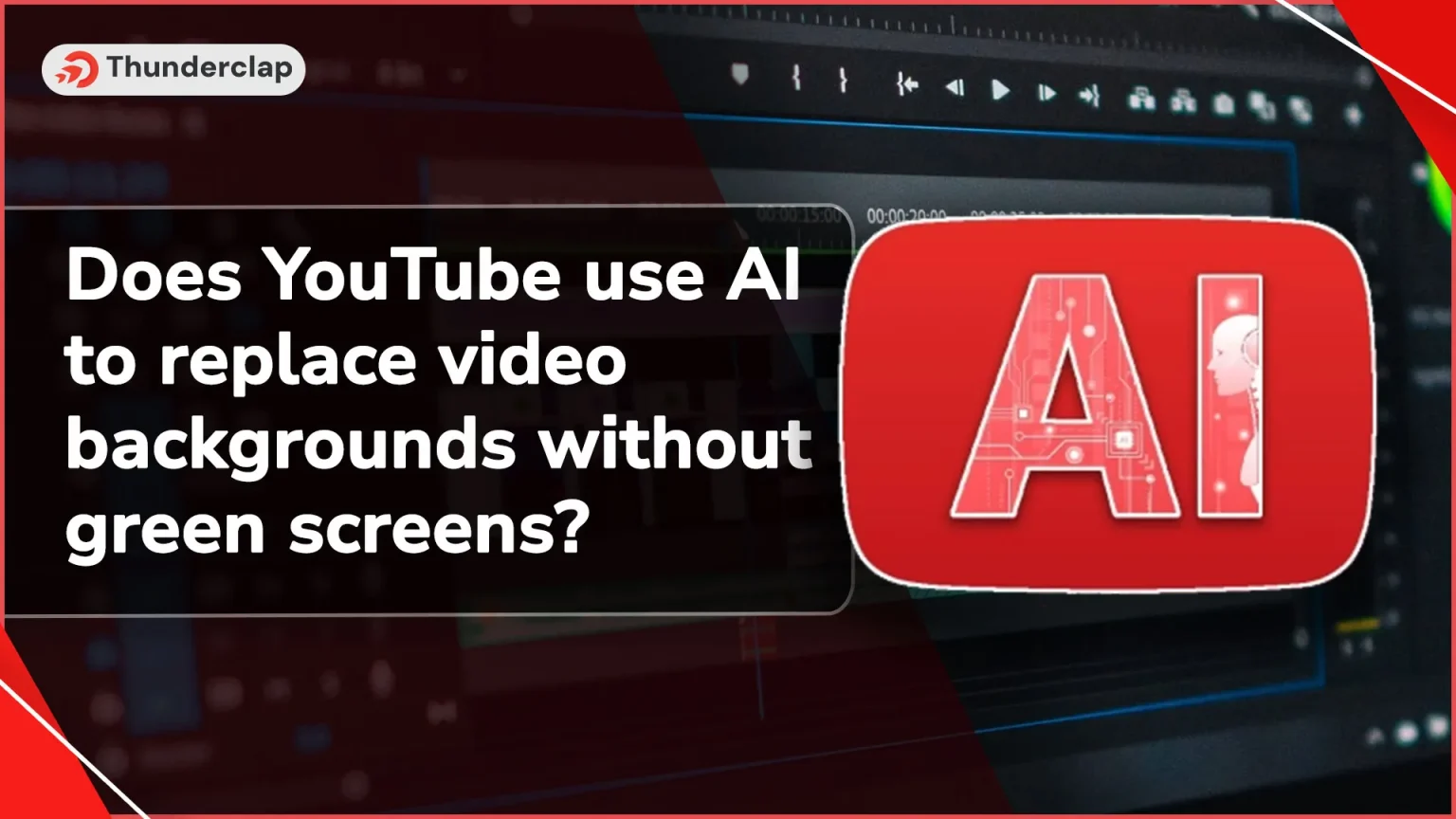 Does YouTube use AI to replace video backgrounds without green screens