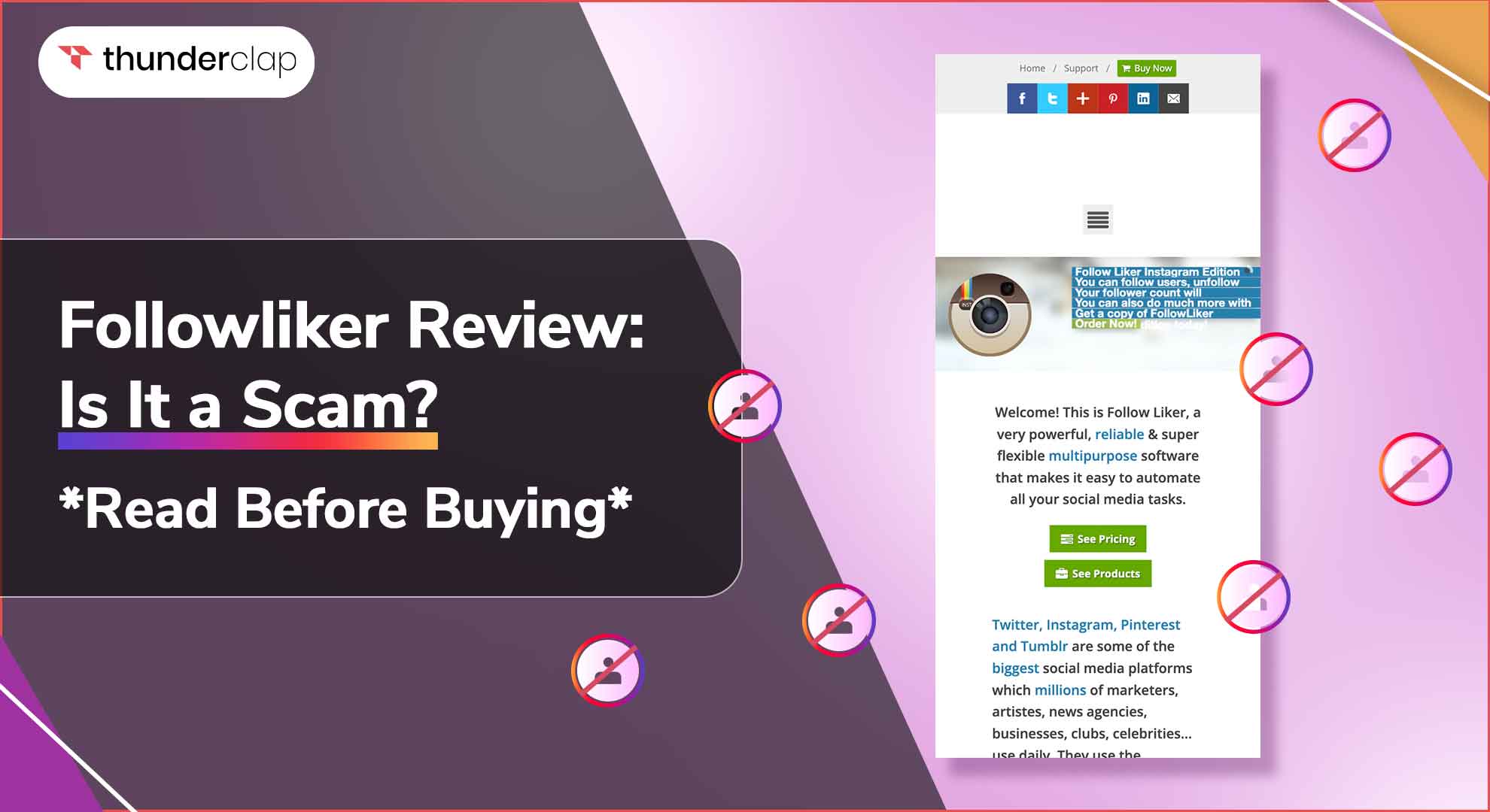 FollowLiker Review why you should not buy