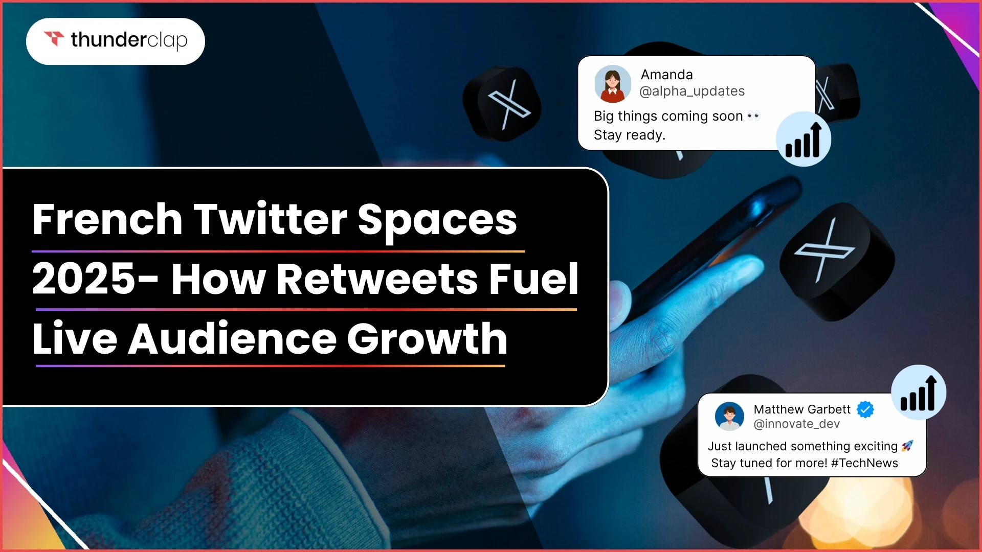 How Retweets Are Driving Live Audience Growth in French Twitter Spaces