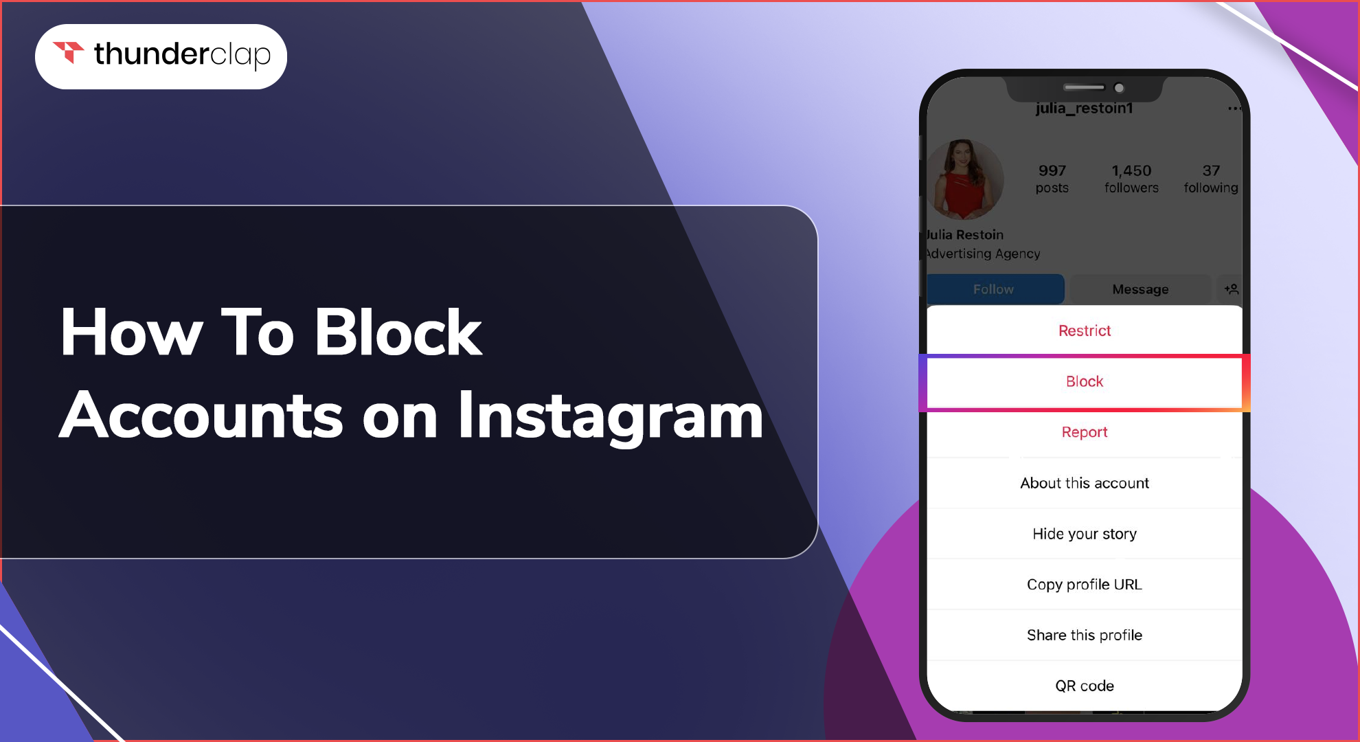 How To Block Accounts on Instagram