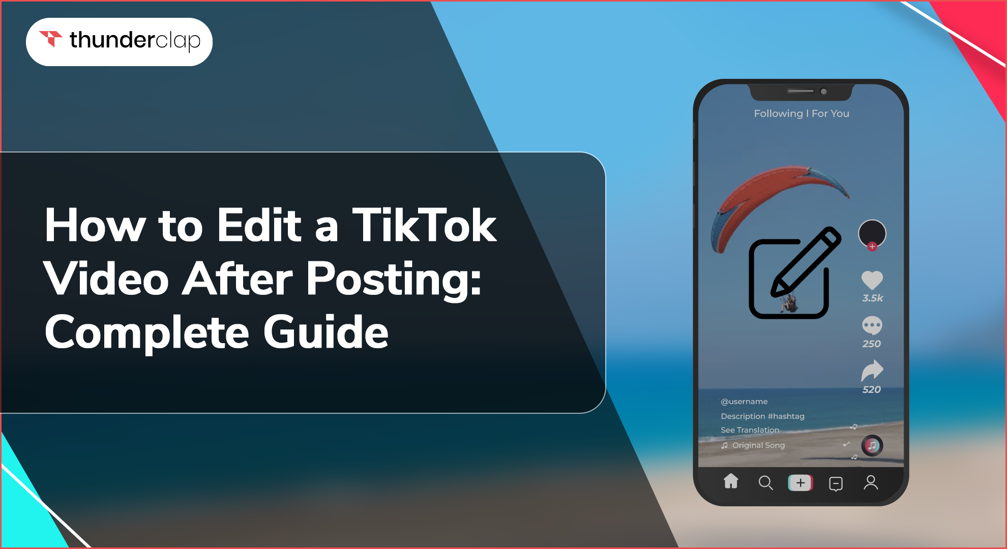 How to Edit a TikTok Video After Posting