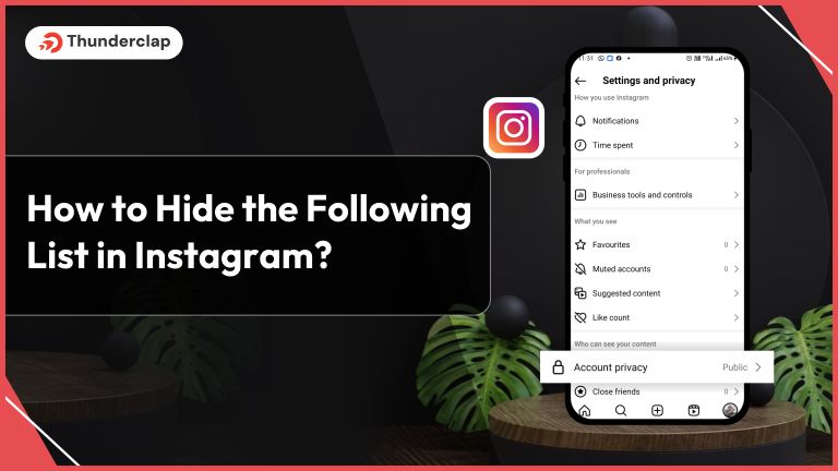 How To Hide Following List In Instagram