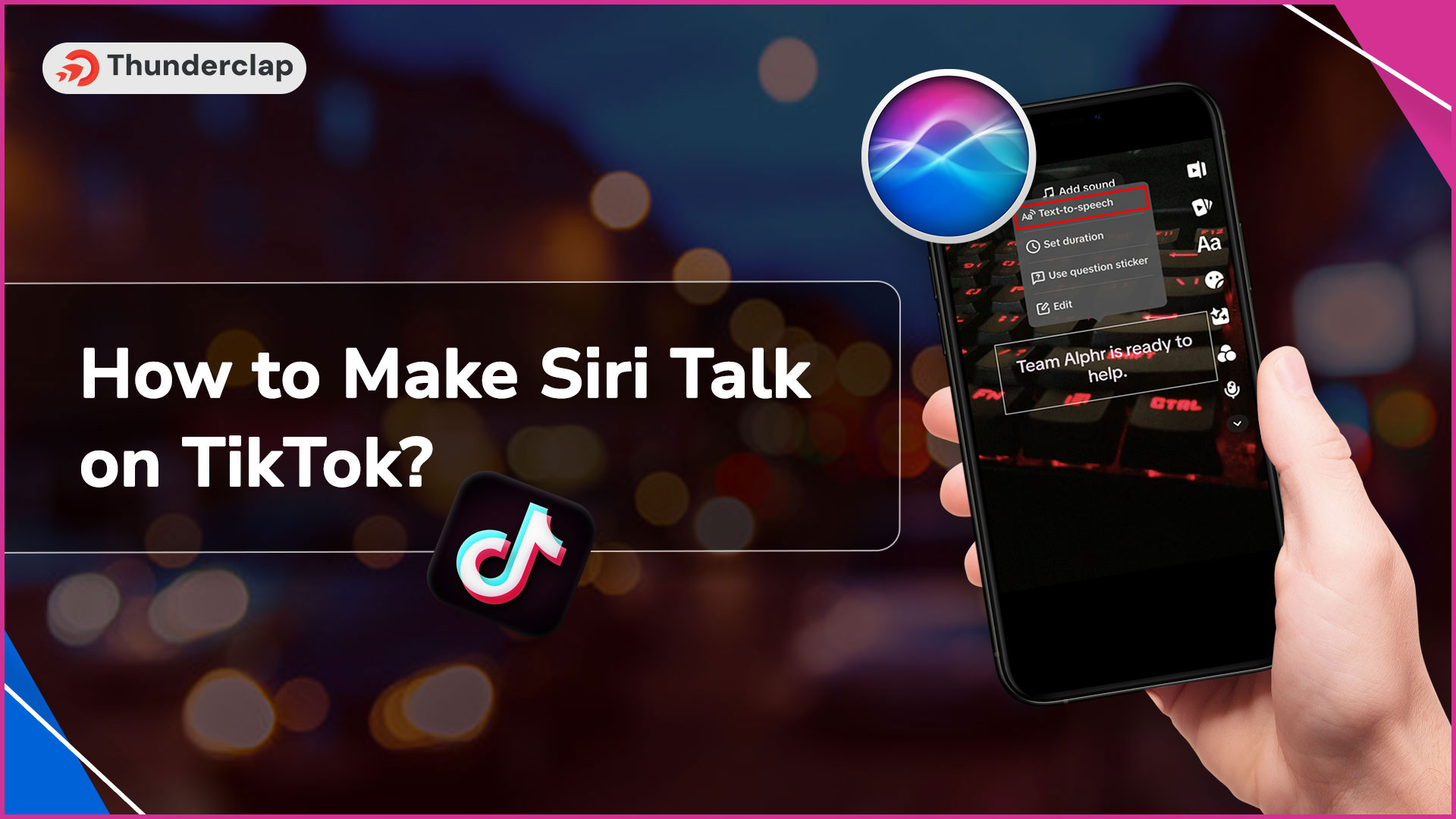 How To Make Siri Talk On TikTok