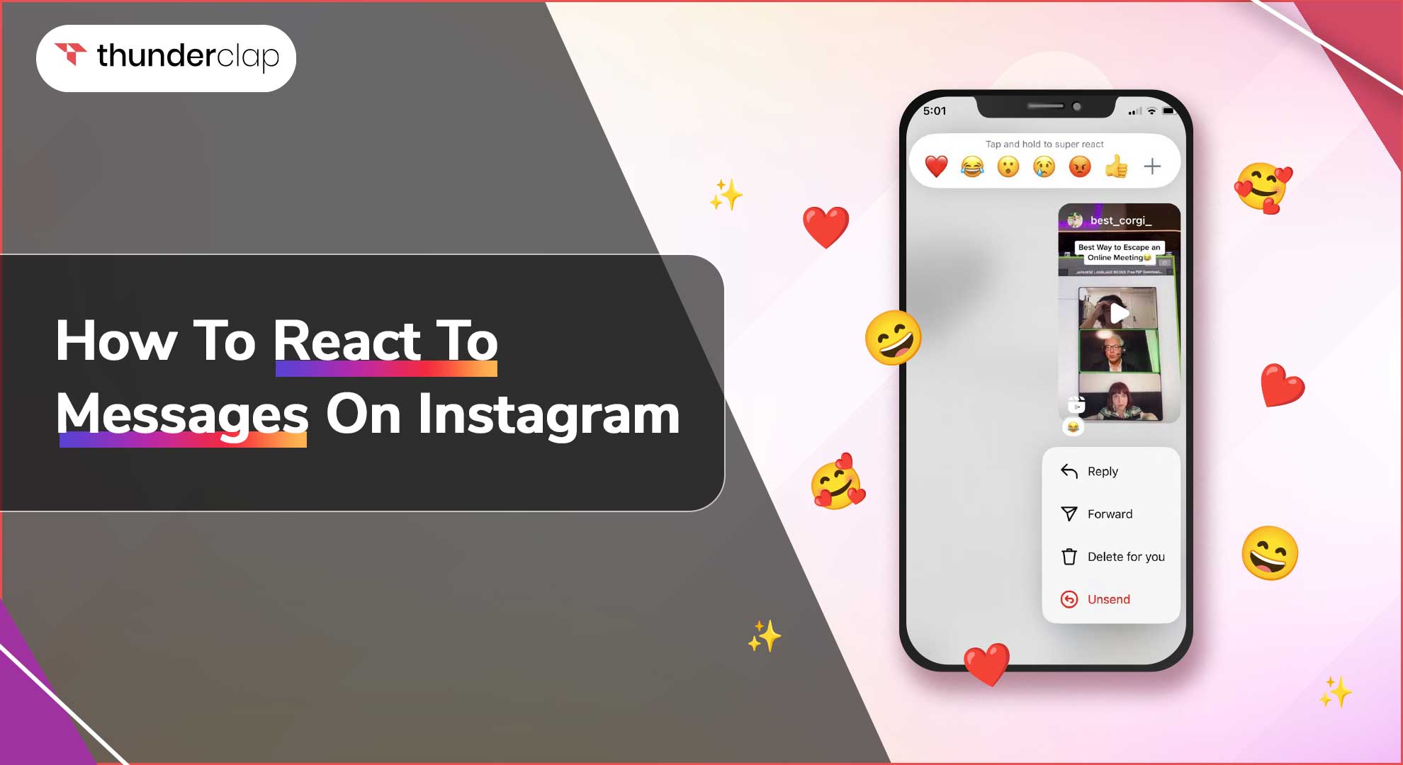 How To React To Messages On Instagram