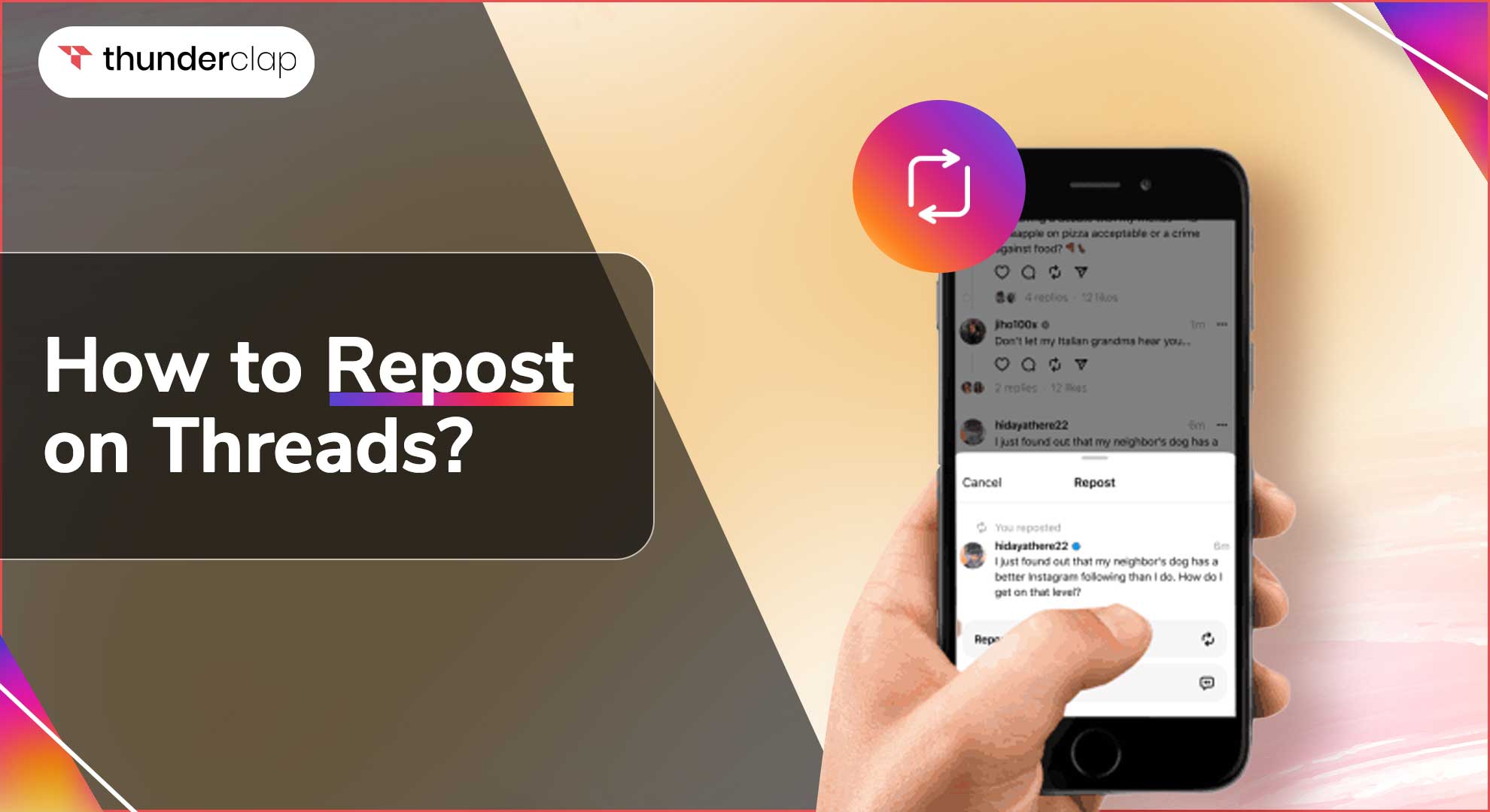 How To Repost On Threads