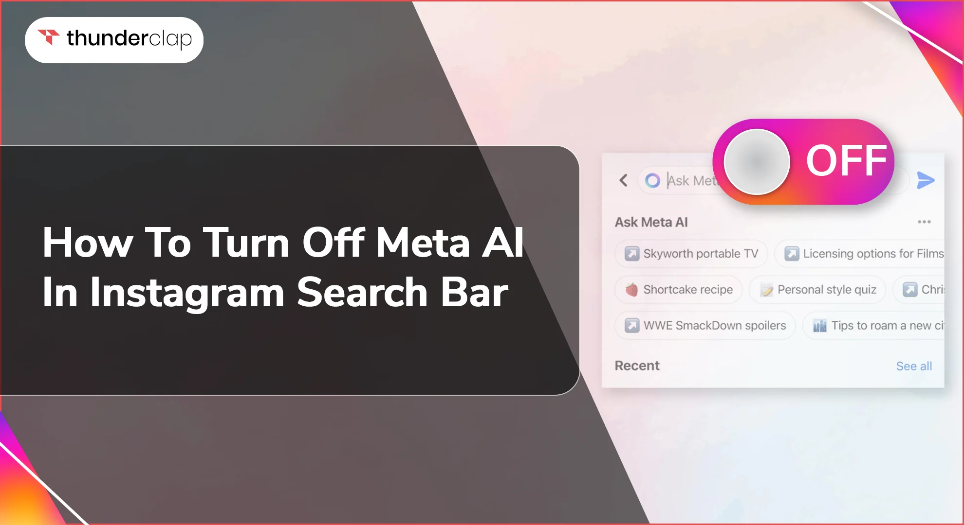 How To Turn Off Meta AI In Instagram Search Bar