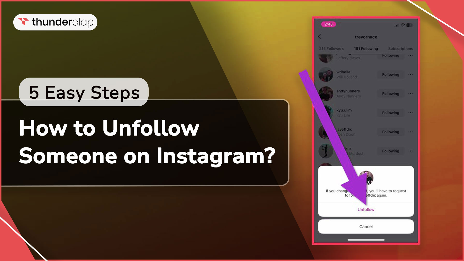 How To Unfollow Someone On Instagram