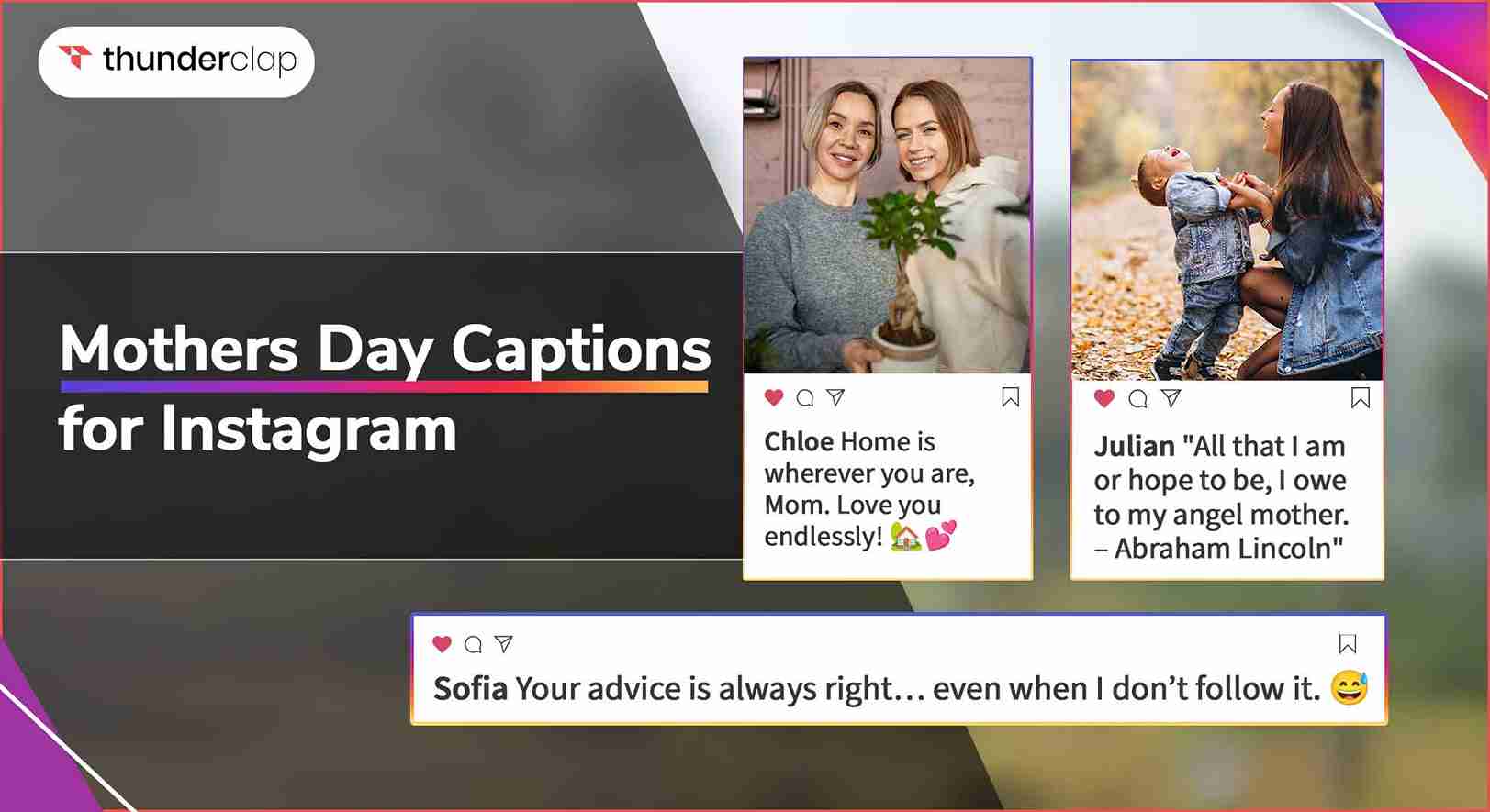 Mothers Day Captions for Instagram