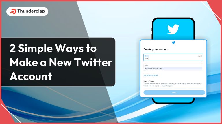 2 Simple Ways To Make A New Twitter Account