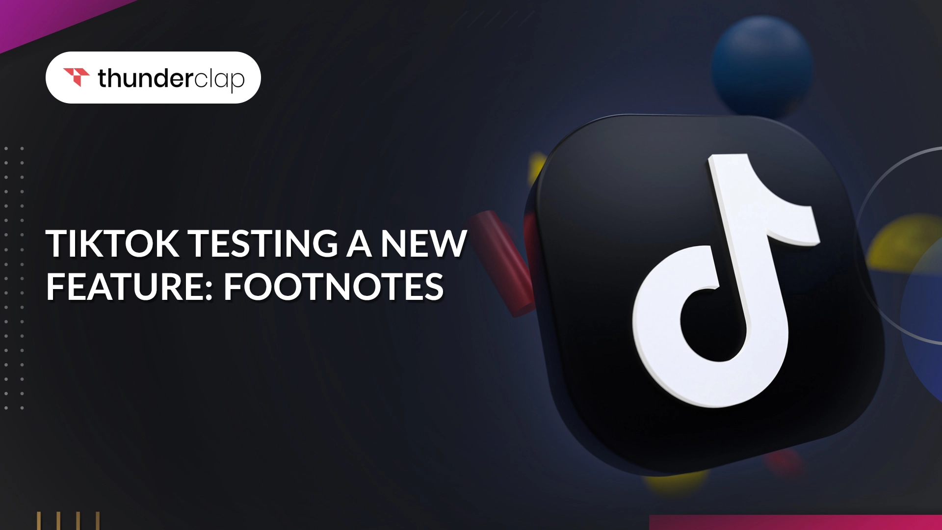 TikTok Testing a new feature: Footnotes