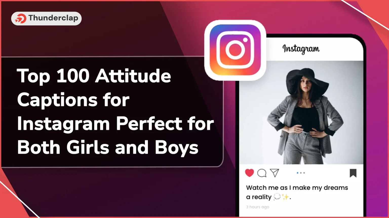 Top 100 Attitude Captions for Instagram for Both Girls and Boys