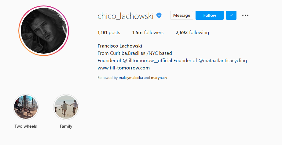 francisco lachowski instagram