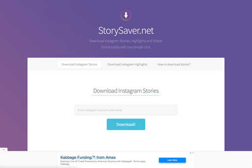 storysaver instagram downloader